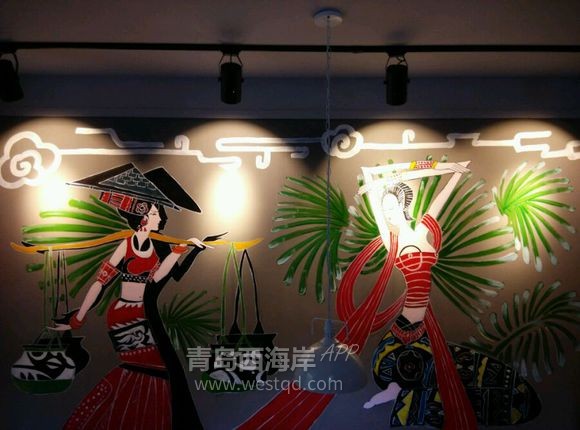 工装家装都可以画的墙体彩绘，爱好吗？