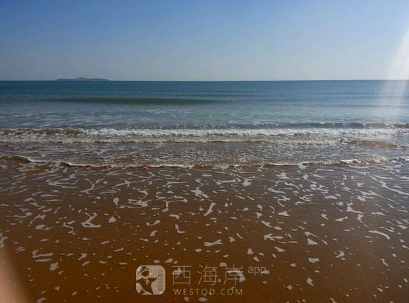 刚才去海边转了一圈！