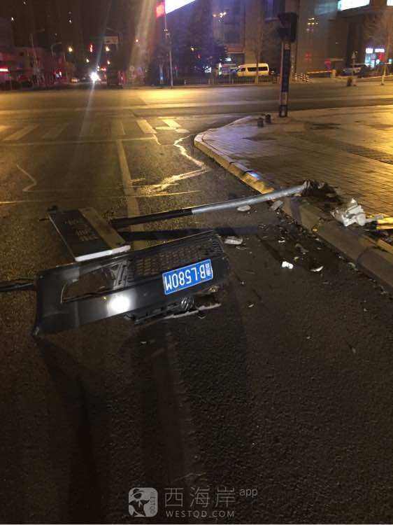 昨晚武夷山路与长江路路口……