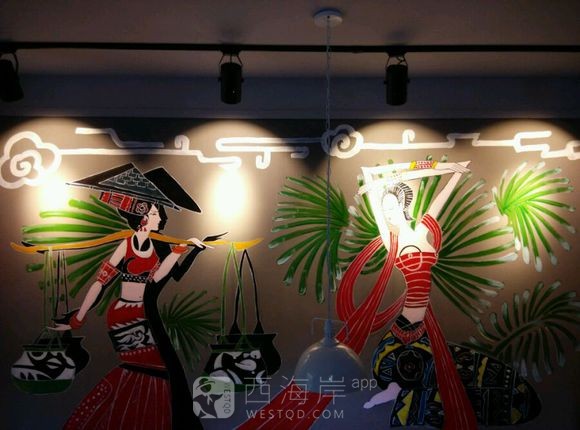 墙体彩绘喜欢吗，家装工装都可以呦