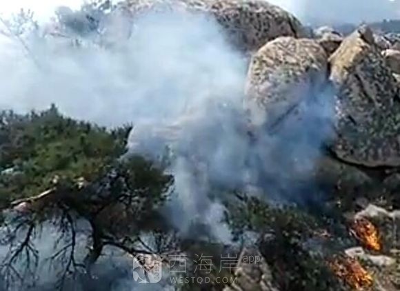 小珠山着火了是不是？
