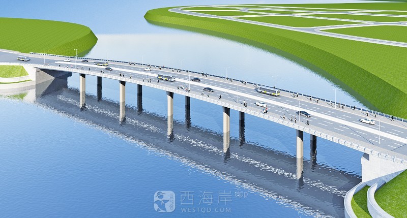 星光岛连岛二号桥预计五月底通车