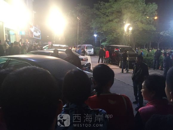 在保税区附近拍电影