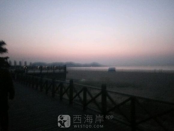 直播青岛金沙滩日出
