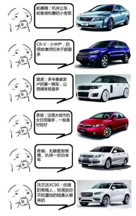 网友们都开什么车