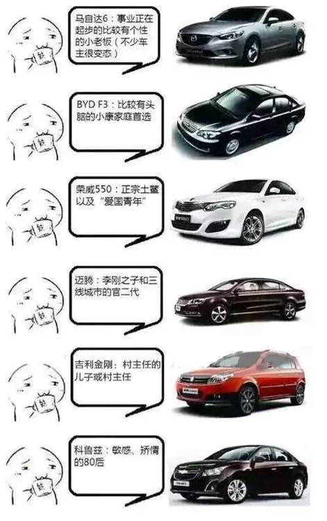 网友们都开什么车