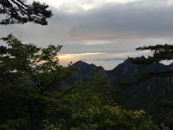 黄山日出果然还得看运气！