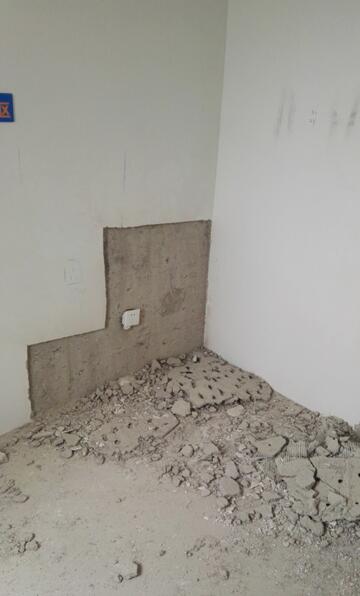 青岛西海岸新区华融蓝海洋听海 开发商建筑质量极差！！！！