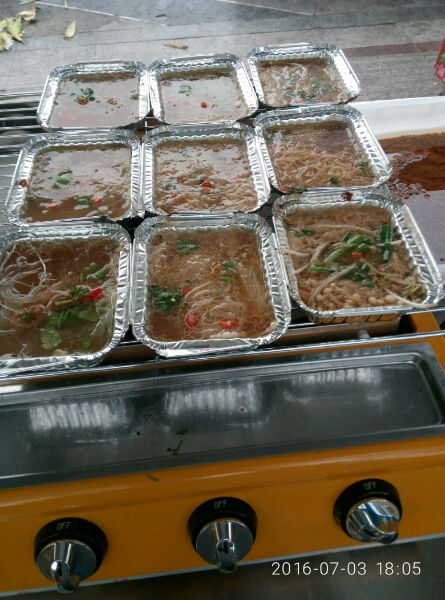 锡纸烤粉丝 进入美丽的黄岛了