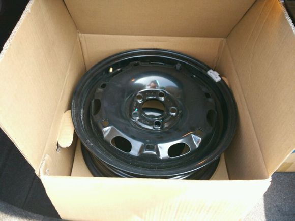 大众新捷达拆下来的轮毂