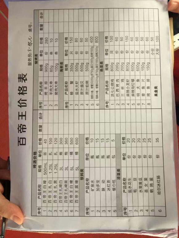 黄岛啤酒节价目表