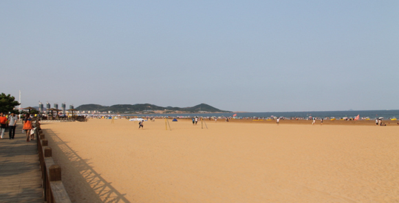 黄岛途游之黄岛金沙滩（金沙滩游记）