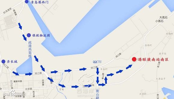 万能的网友，有谁知道港联捷场站的具体位置，在什么路上，附近和