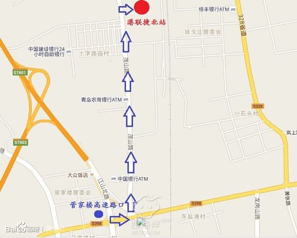 万能的网友，有谁知道港联捷场站的具体位置，在什么路上，附近和