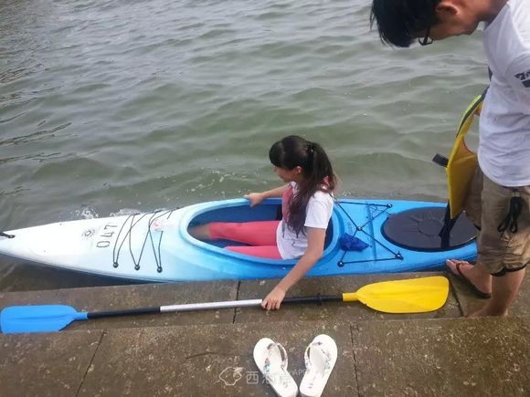 =。=第一次玩皮划艇，吓尿了