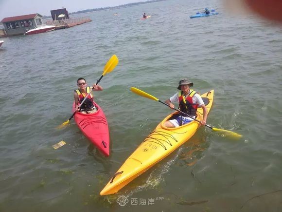 =。=第一次玩皮划艇，吓尿了