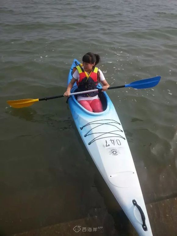 =。=第一次玩皮划艇，吓尿了