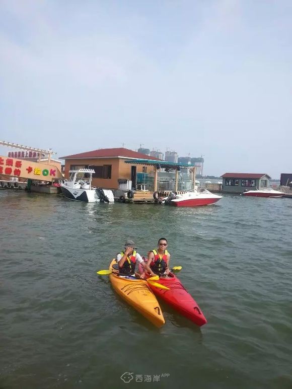 =。=第一次玩皮划艇，吓尿了