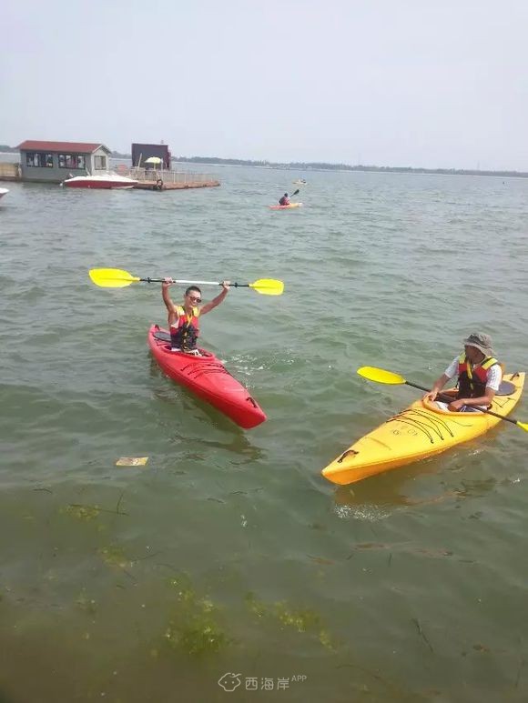 =。=第一次玩皮划艇，吓尿了