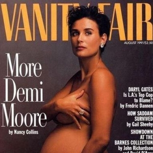 全裸出镜拍孕照的女明星(组图)