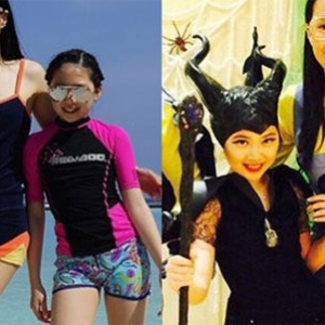 甄子丹11岁女儿浓妆照曝光 小孩有必要用化妆品吗