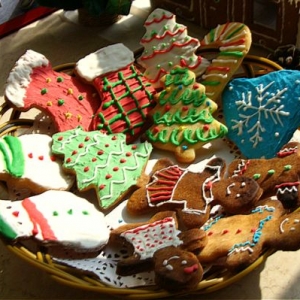 在饼干上作画——圣诞糖霜饼干