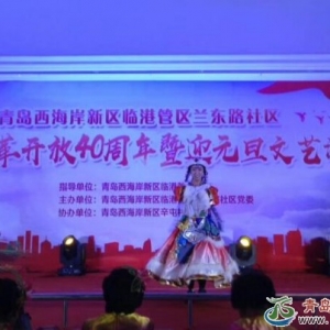 我们的四十周年----临港管区兰东路社区举行“改革开放40周年迎元旦文艺演出”