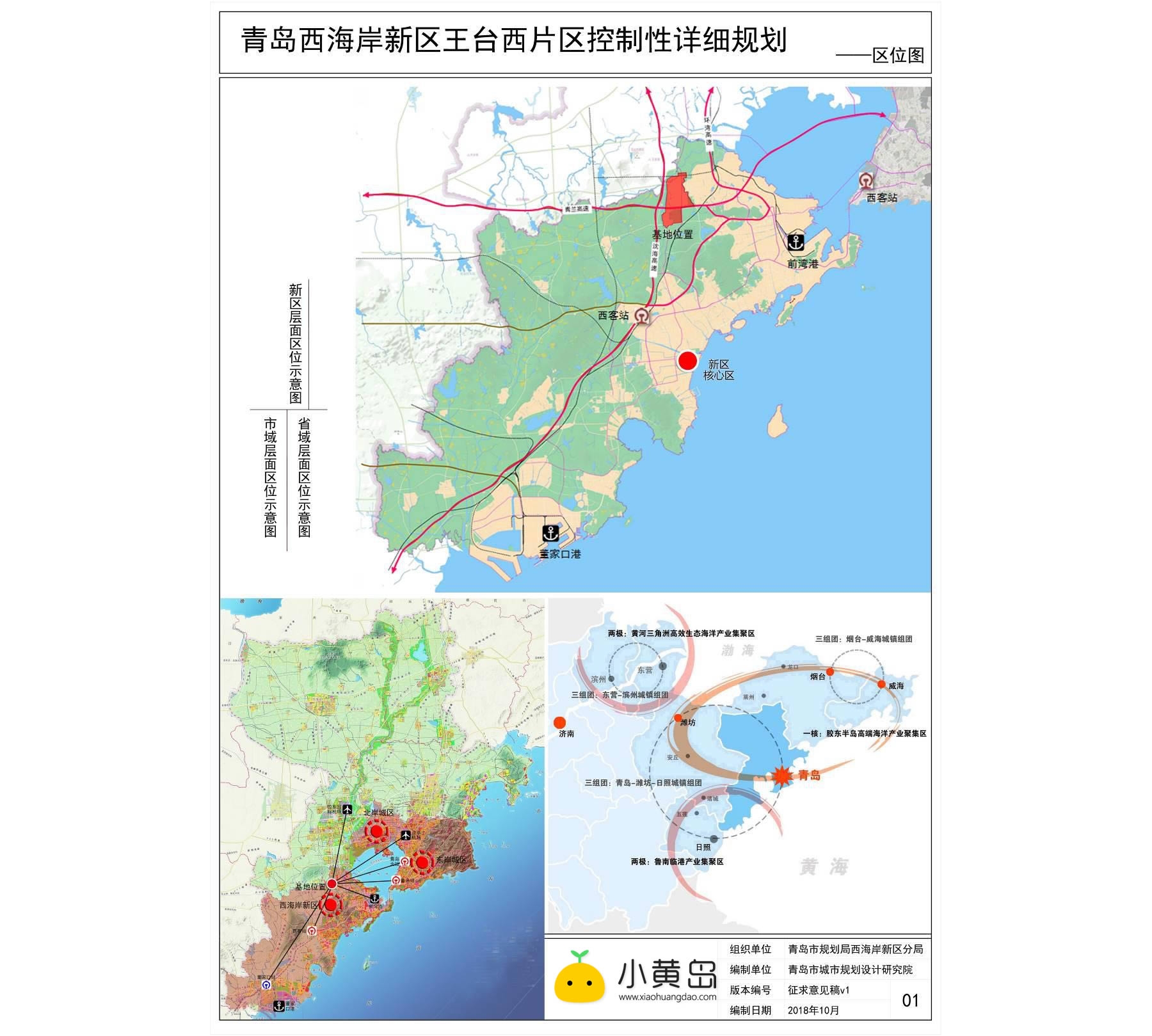 西海岸新区王台西片区控制性详细规划