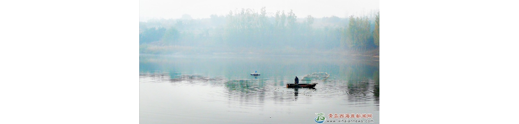 水墨清晨美如画
