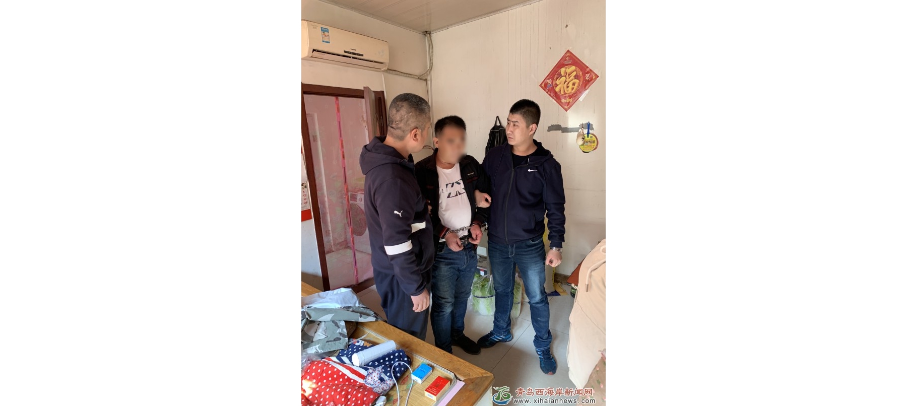 民警一眼就认出了逃犯