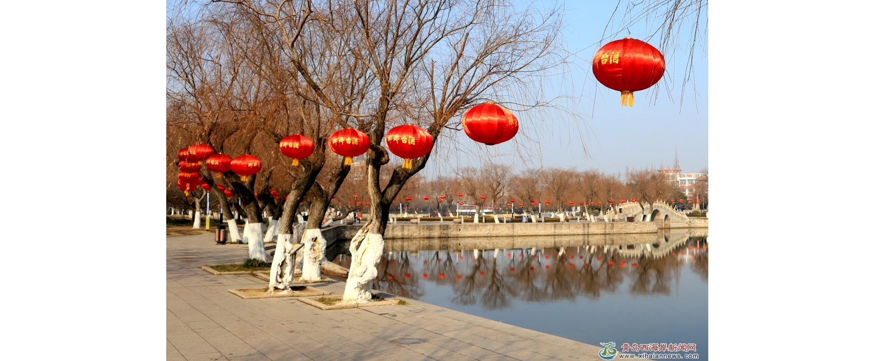 青岛西海岸新区大街小巷“年味儿”浓浓