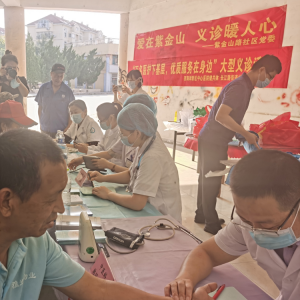 青岛西海岸新区长江路街道开展室外义诊志愿服务活动
