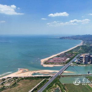 碧空如洗 海天一色