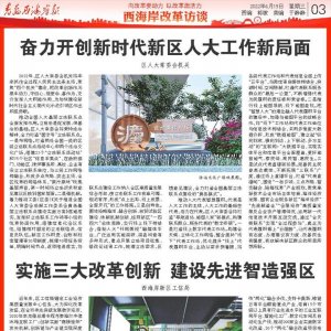 西海岸改革访谈：区人大常委会机关丨西海岸新区工信局