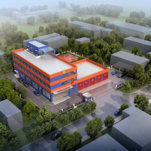 区直森林消防大队大村中队营房建设工程主体封顶