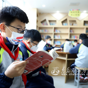 开学第一天   校园书香浓