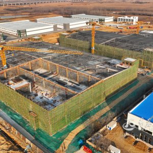 施工不停步 项目建设忙