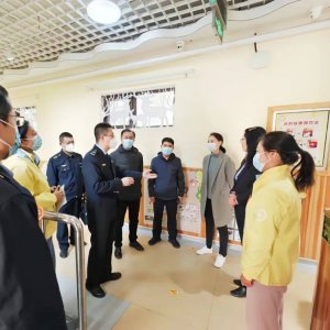 文化路幼儿园迎接新区食品安全包保督导工作