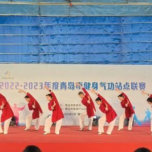 新区代表队获健身气功站点联赛一等奖！