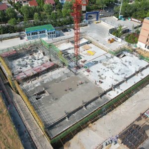 青科承建衡山路小学扩建工程进入主体施工阶段
