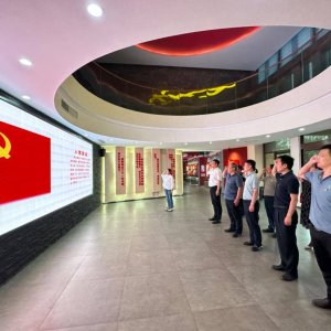 泊里镇财政审计中心党支部与区金融发展服务中心机关第二党支部开展党建共建活动