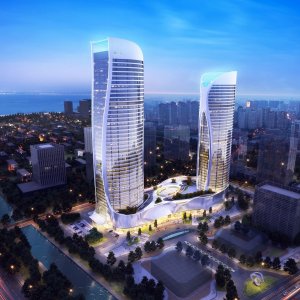 突破百米！西海岸融发大厦项目取得重大建设进展